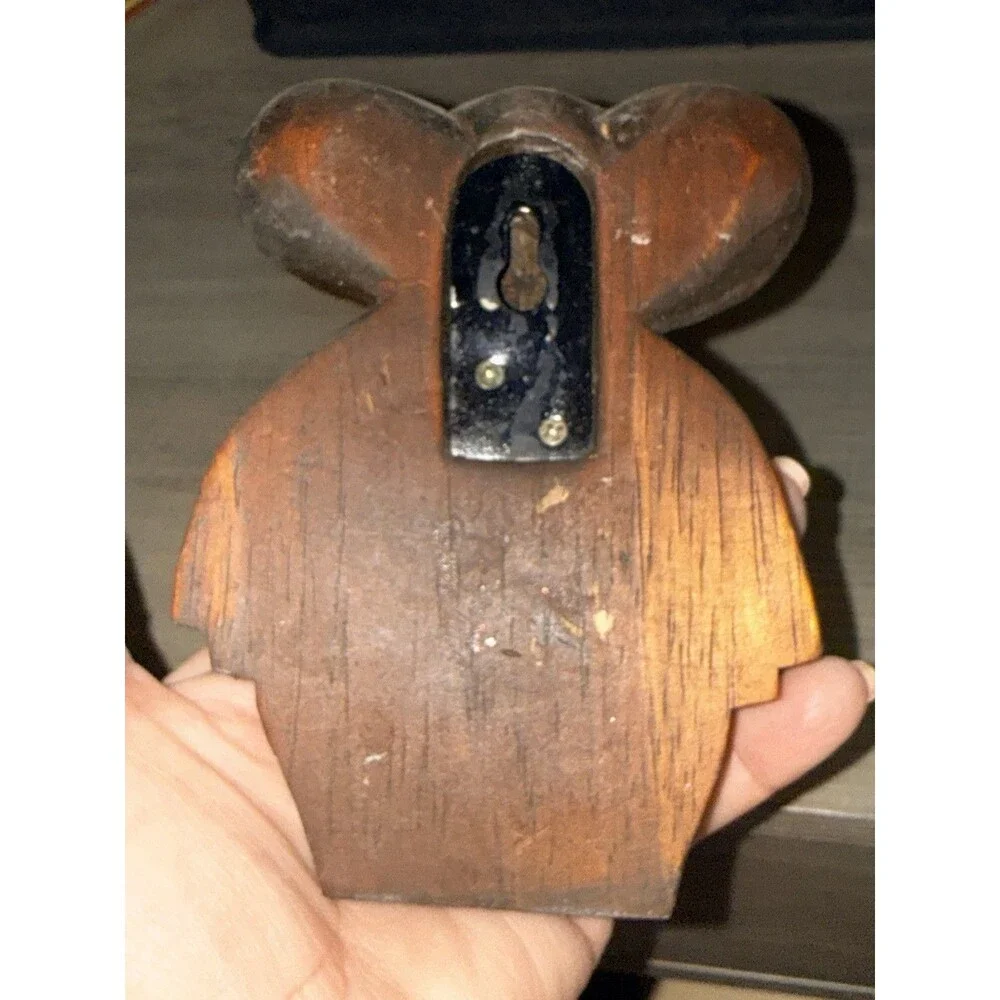 Wooden Hand Carved Elephant Hanging Wall Hook Decor Boho